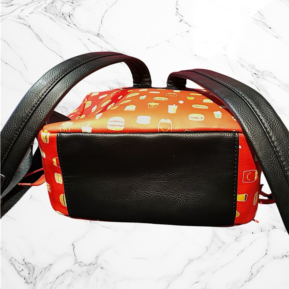 McDonald's Mealtime Favorites Allover Print Mini Backpack - Picture 3 of 5